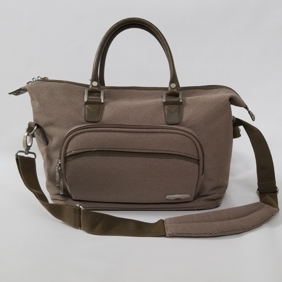 World Bound Beige Carry On Shoulder Bag Luggage - Picture 3 of 8